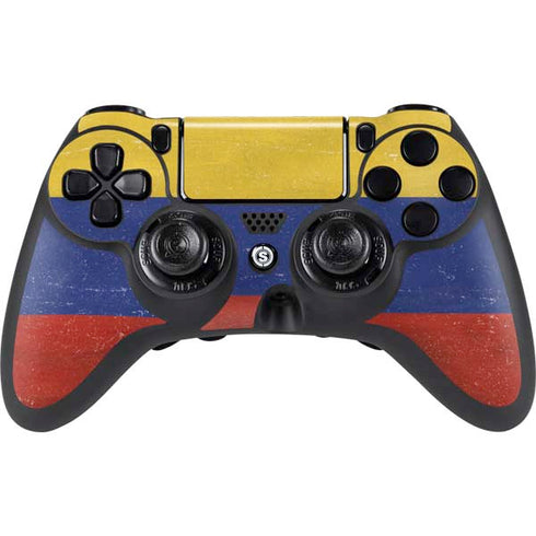 Colombia Flag Distressed PlayStation PS4 Skins